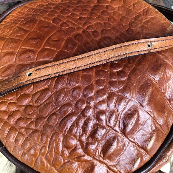 The Trend Vintage Boho Purse - Circular - Leather- Mini Crossover - Picture 4 of 7